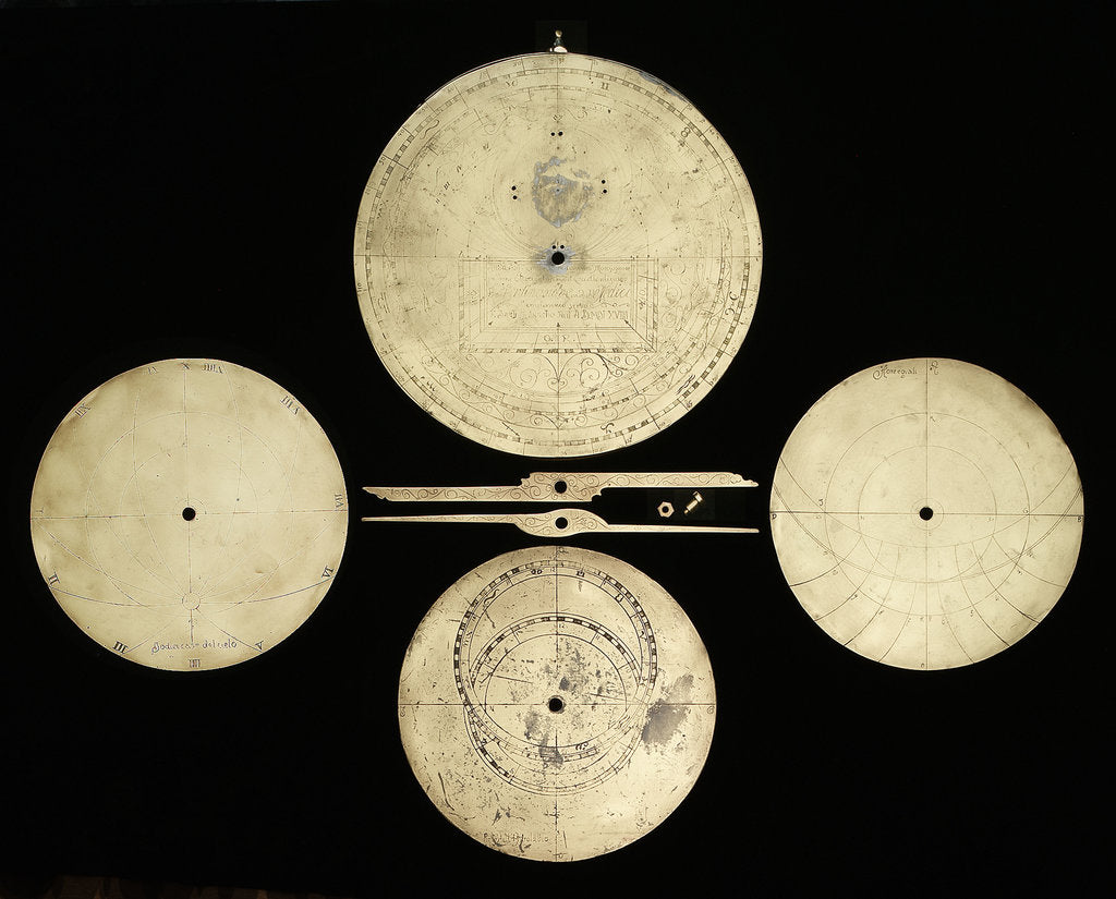 Detail of Astrolabe: dismounted reverse by Egnatio Danti