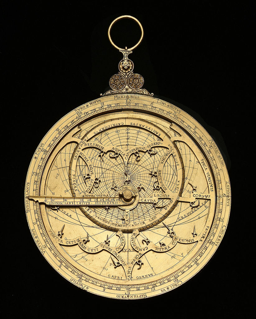 Detail of Astrolabe: mounted obverse by Georgius Hartmann