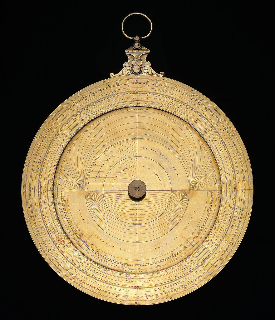 Detail of Astrolabe: mounted obverse by Heidelberg School