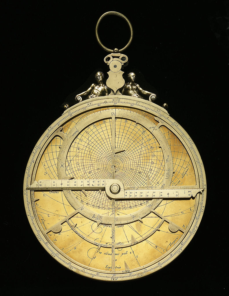 Detail of Astrolabe: mounted obverse by Ferdinand Arscenius