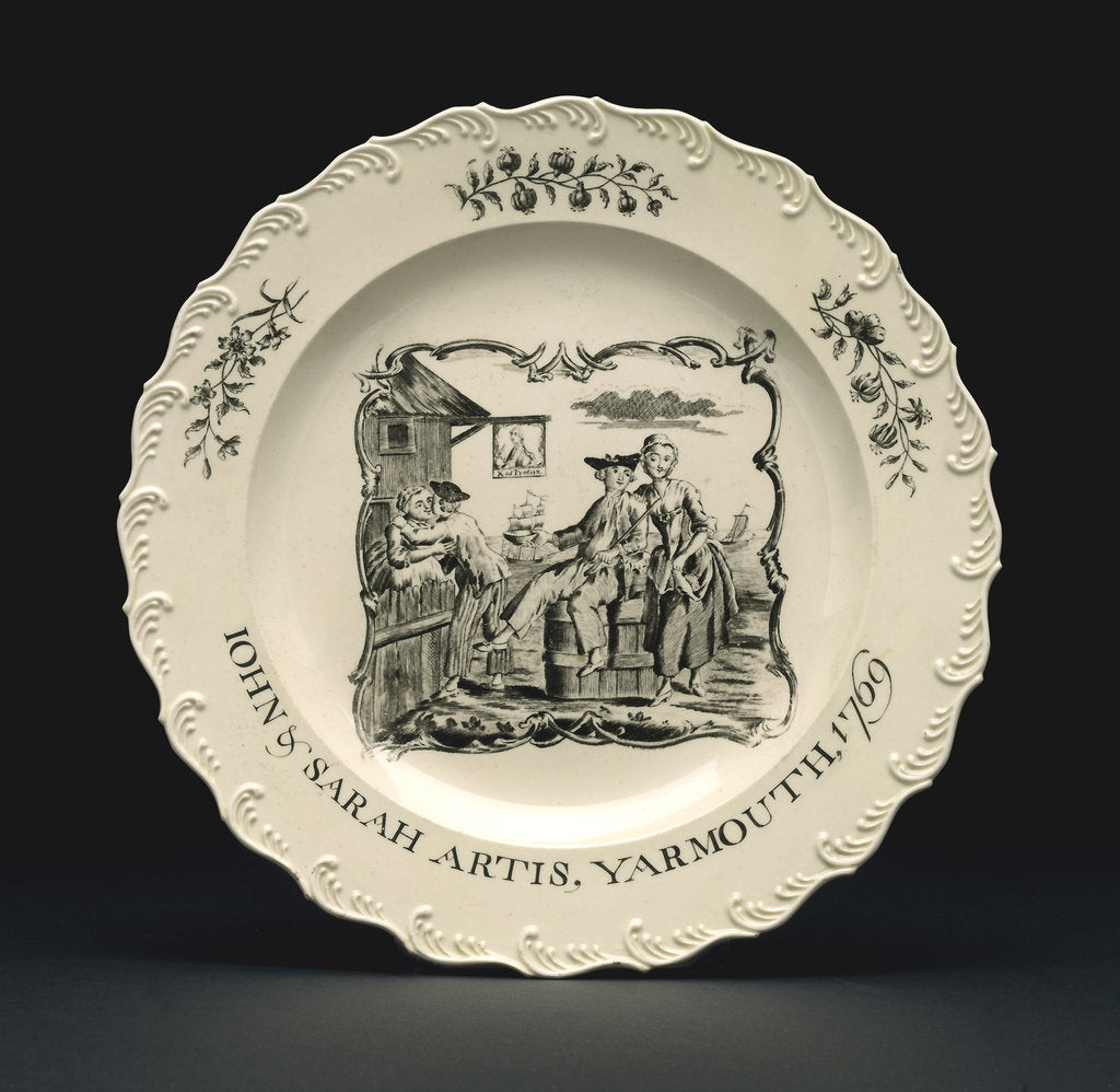Detail of Plate by John Sadler