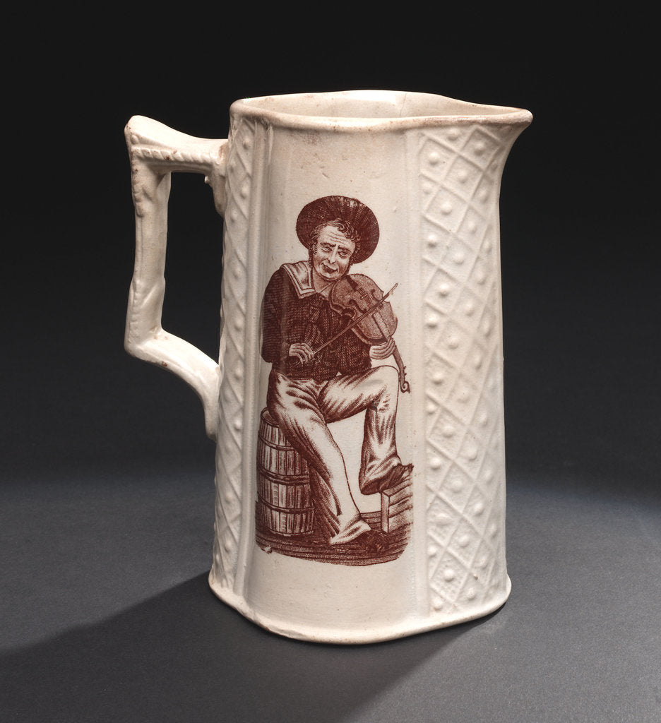 Detail of Earthernware jug by unknown