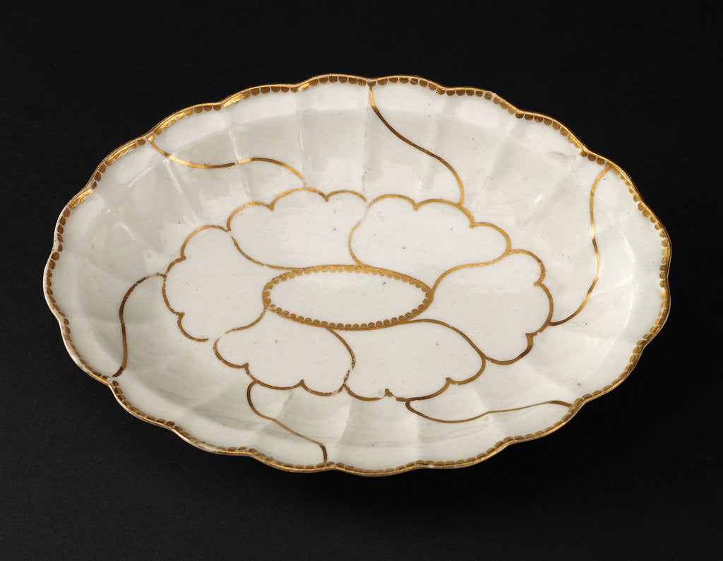 Detail of Dish, part of a set reputedly belonging to Vice-Admiral Horatio Nelson (1758-1805) by John Wall