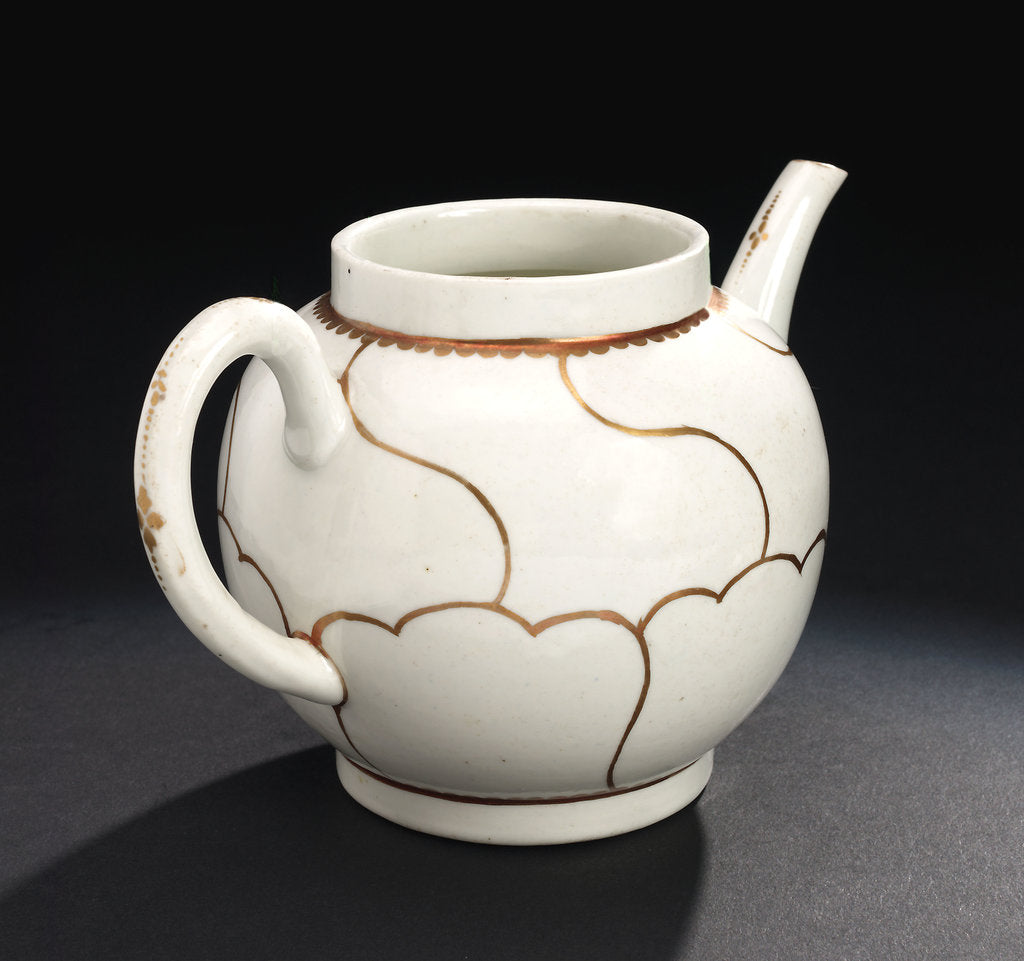 Detail of Teapot, part of a set reputedly belonging to Vice-Admiral Horatio Nelson (1758-1805) by John Wall