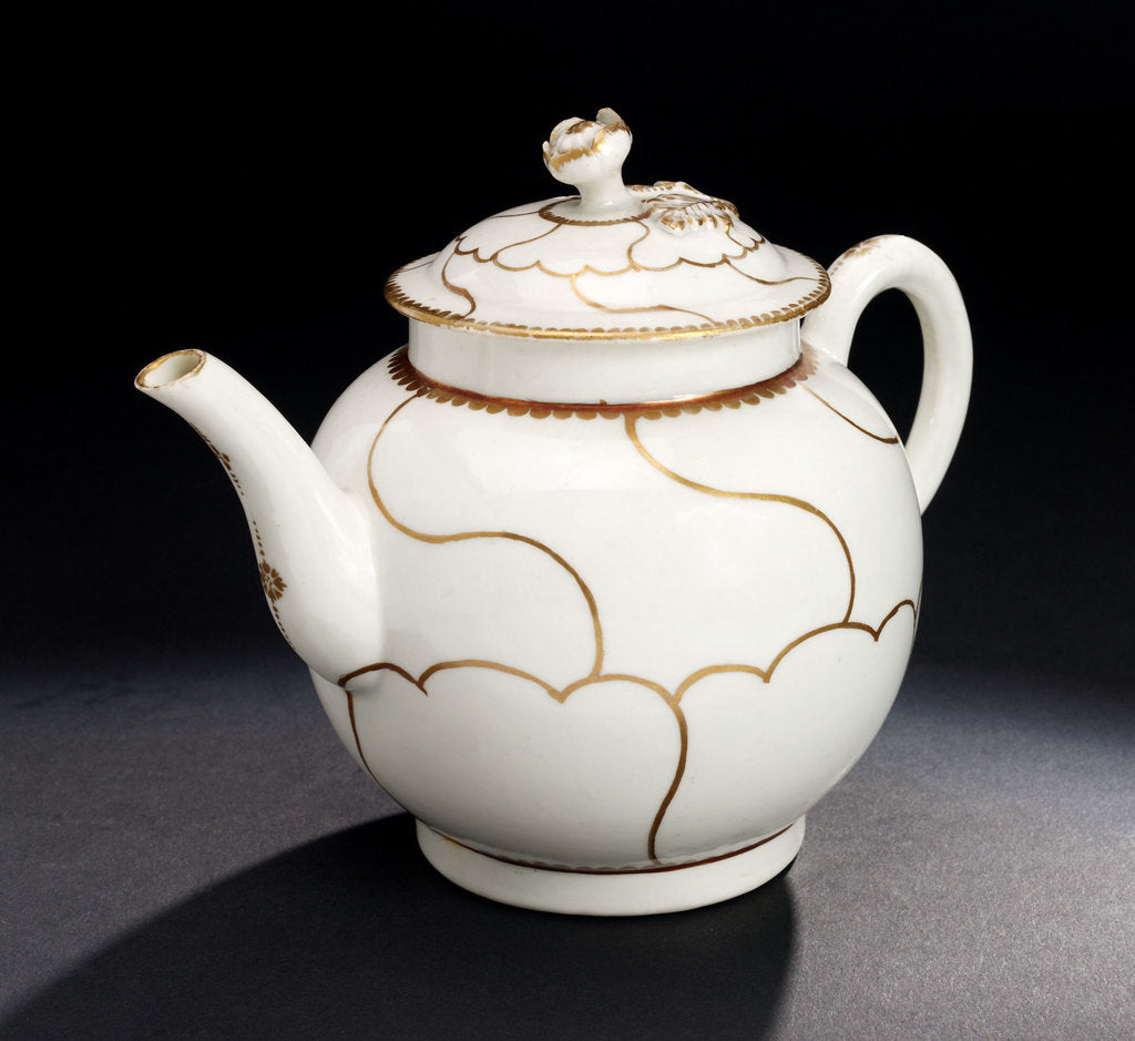 Detail of Teapot, part of a set reputedly belonging to Vice-Admiral Horatio Nelson (1758-1805) by John Wall