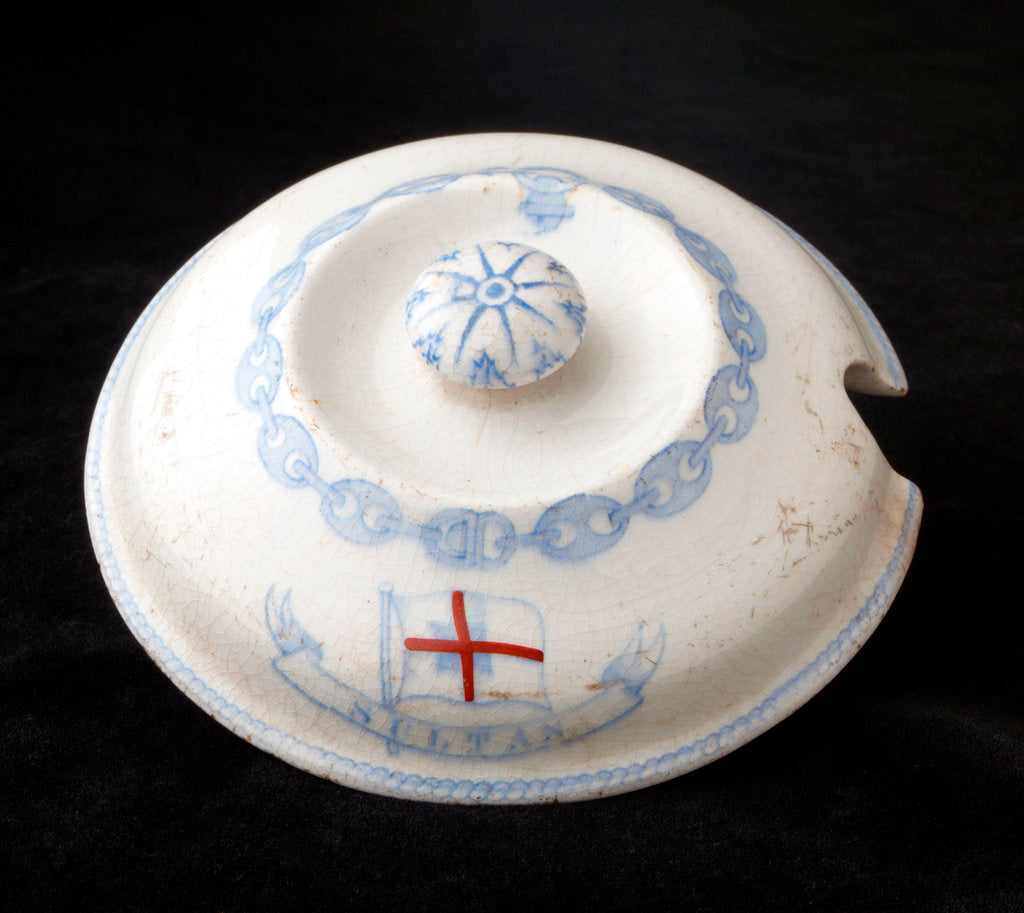 Detail of Tureen lid by F. F. Green & Co.