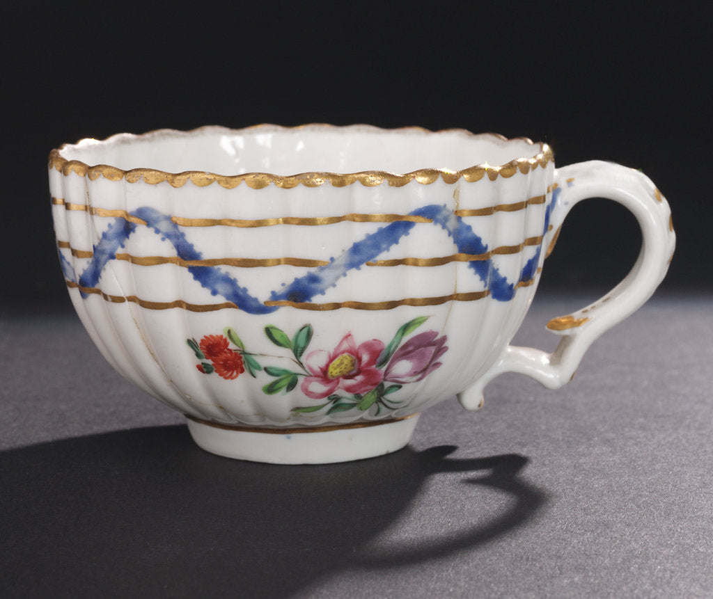 Detail of Teacup, part of a tea service reputedly belonging to Vice-Admiral Horatio Nelson (1758-1805) by Richard Champion