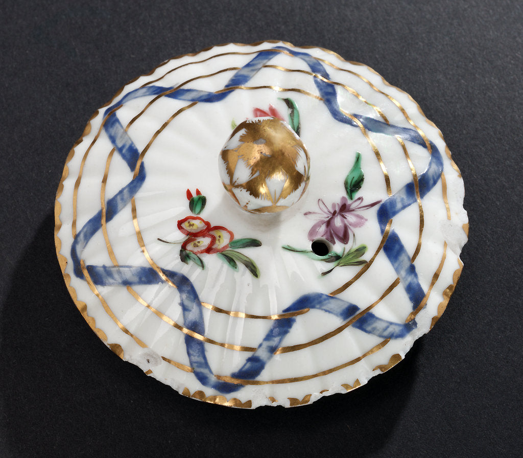 Detail of Teapot with lid and stand by Richard Champion