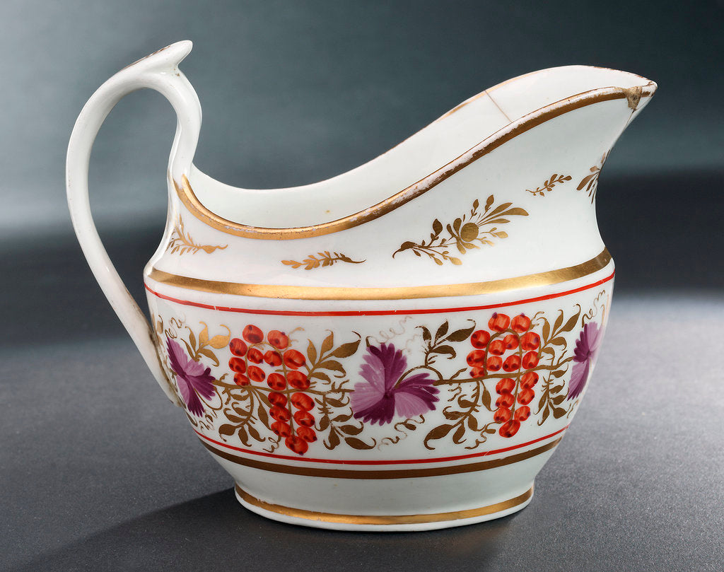 Detail of Milk jug, part of a set reputedly belonging to Vice-Admiral Horatio Nelson (1758-1805) by unknown