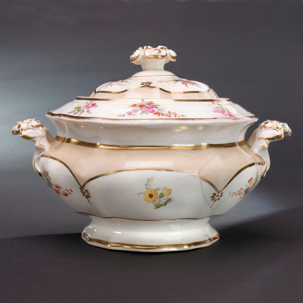 Detail of Bowl, part of a set reputedly belonging to Vice-Admiral Horatio Nelson (1758-1805) by unknown