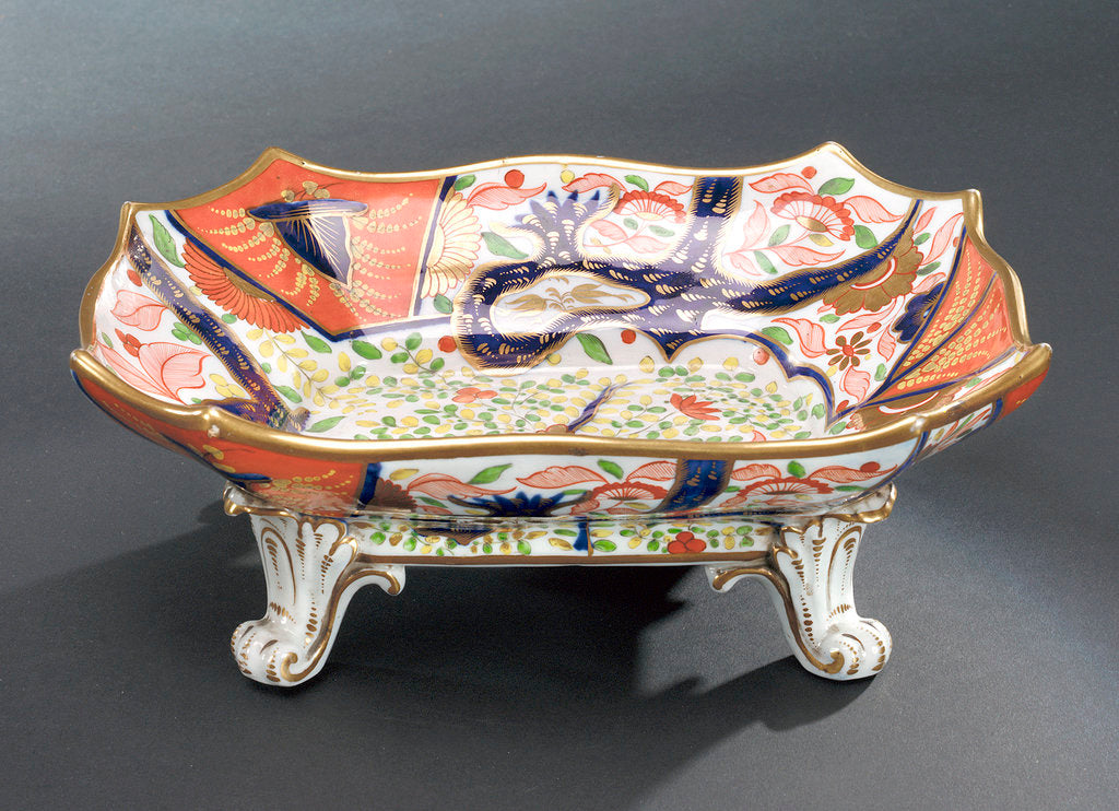 Detail of Porcelain dish by Flight & Barr