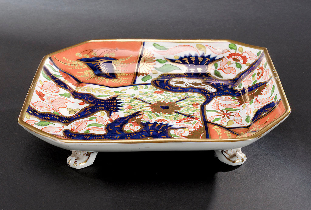 Detail of Porcelain dish by Flight & Barr