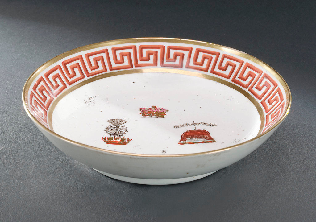Detail of Saucer by John Rose & Co.