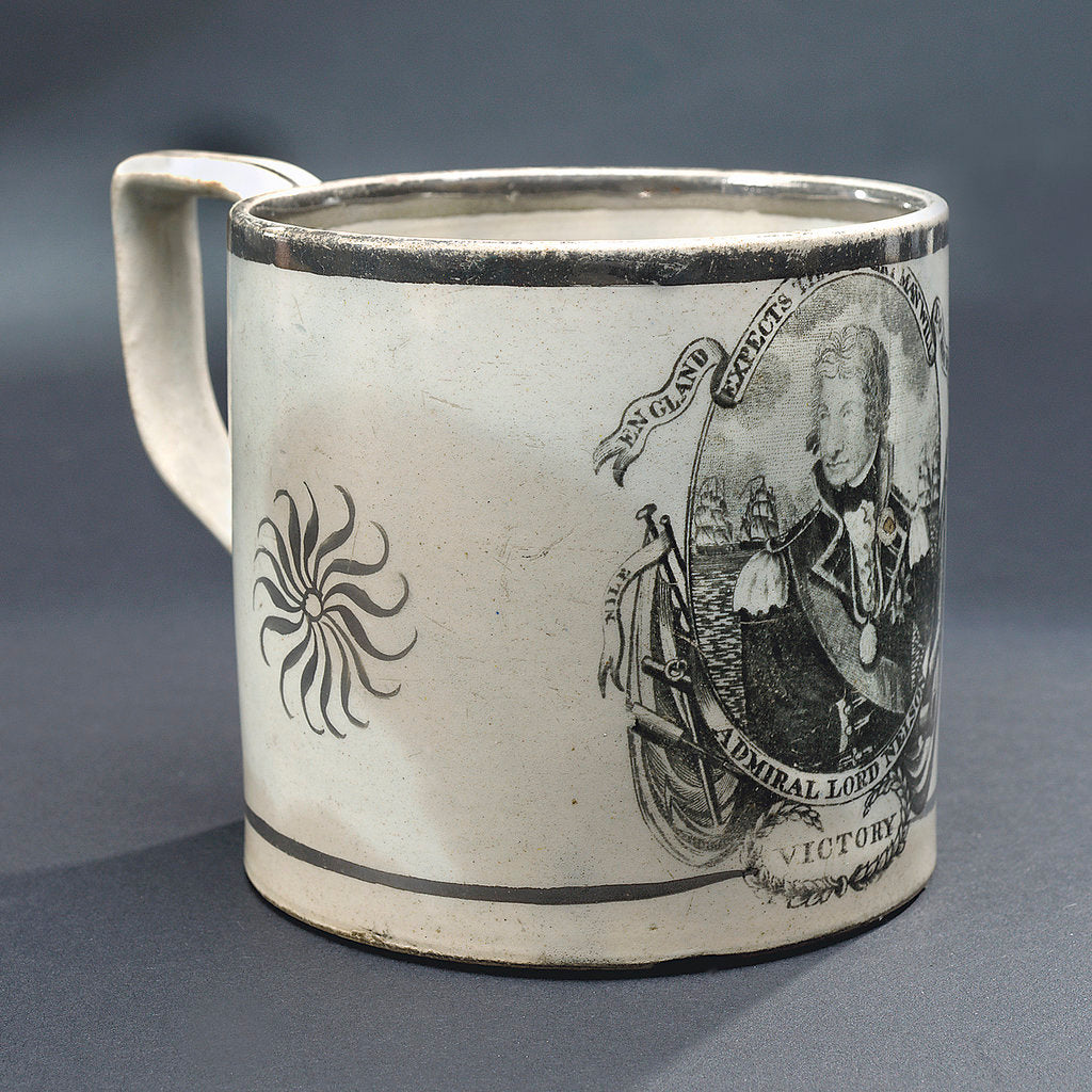 Detail of Earthenware mug by unknown