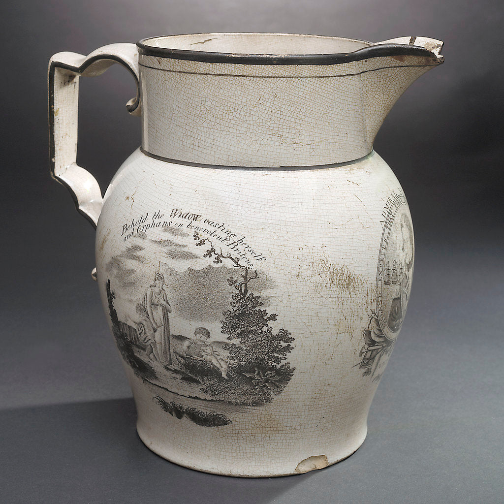 Detail of Earthenware jug by unknown