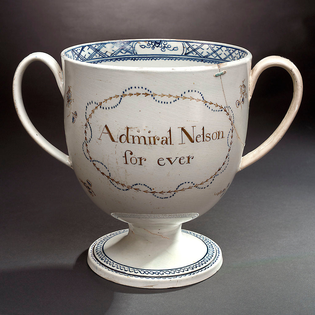 Detail of Large two-handled loving cup by unknown