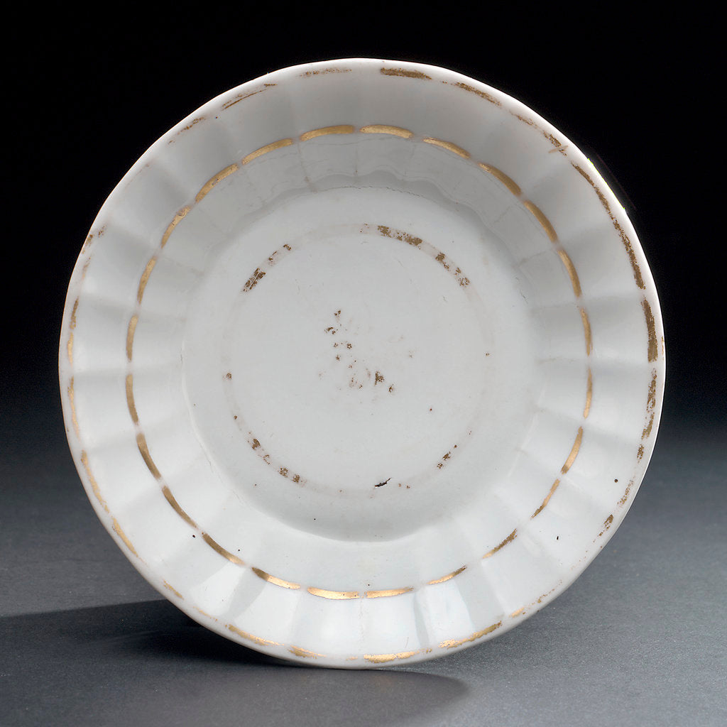 Detail of Saucer, reputedly belonging to Vice-Admiral Horatio Nelson (1758-1805) by unknown