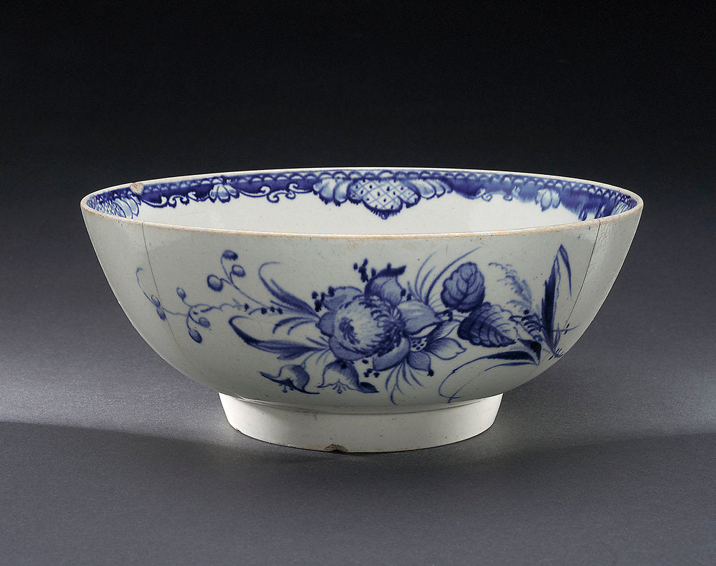 Detail of Hand-painted bowl by Pennington