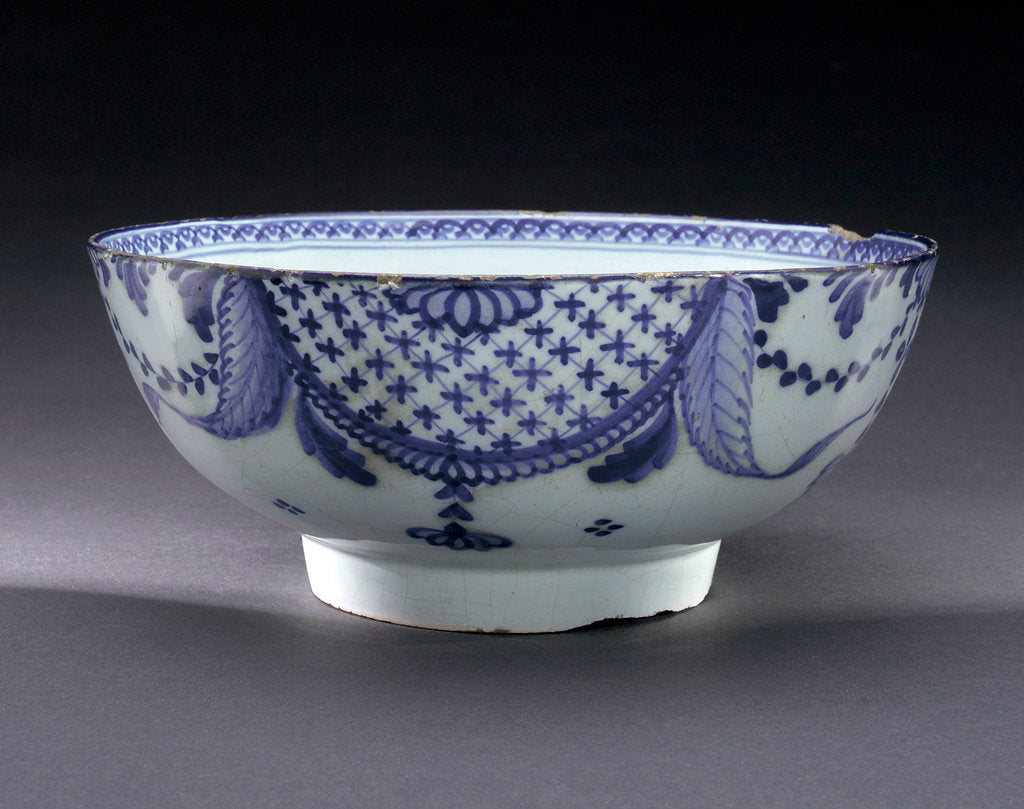 Detail of Delftware bowl by unknown