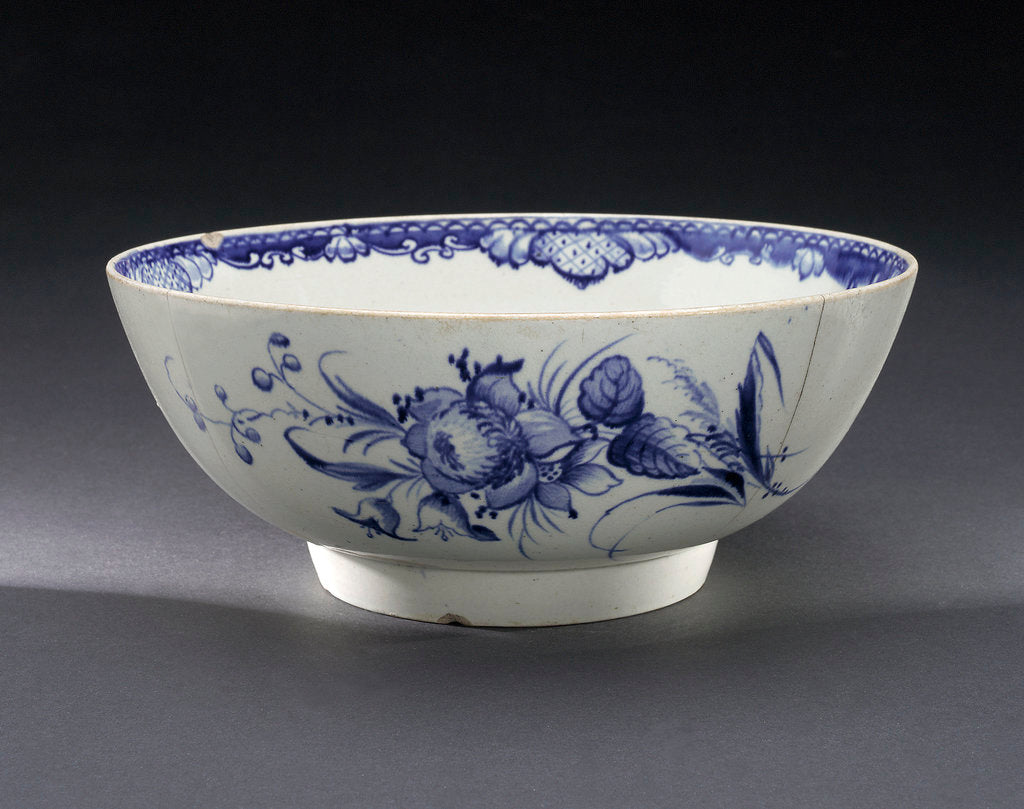 Detail of Hand-painted bowl by Pennington