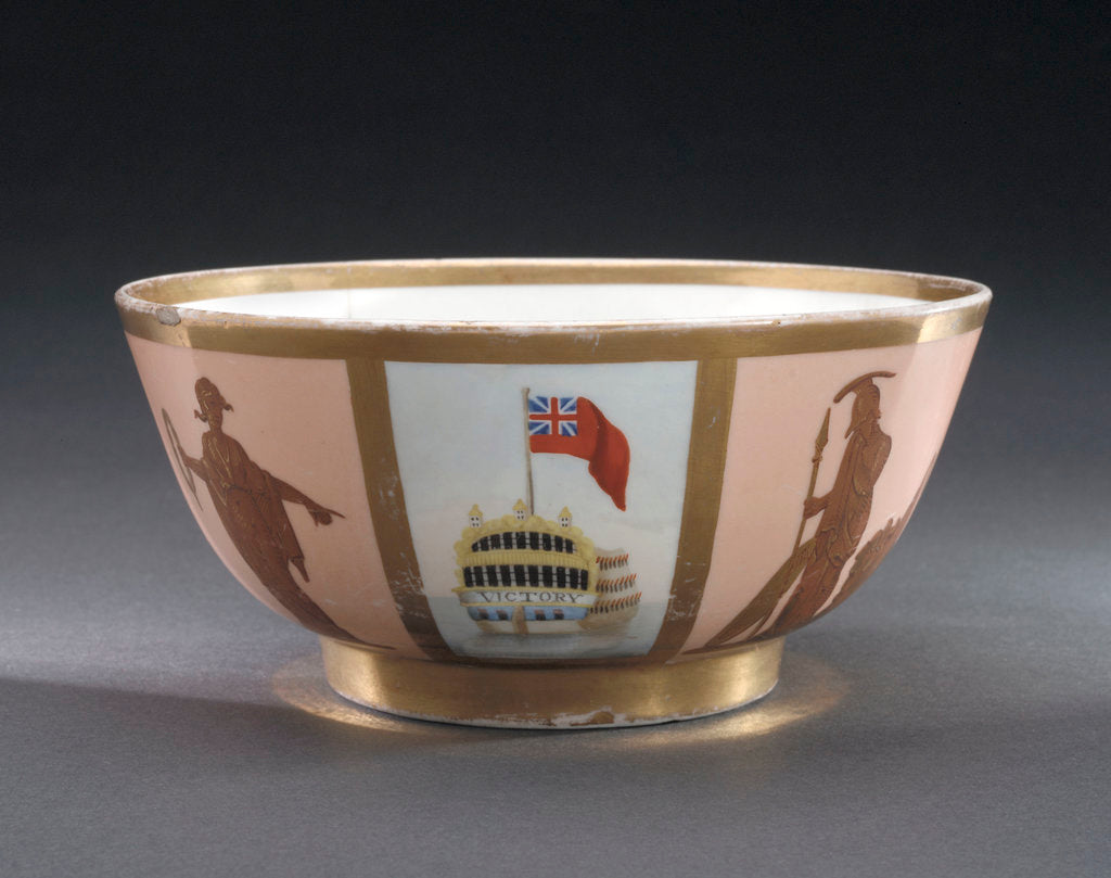 Detail of Porcelain bowl by Chamberlains & Co.