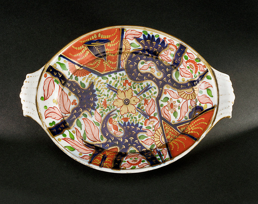 Detail of Porcelain stand by Flight & Barr