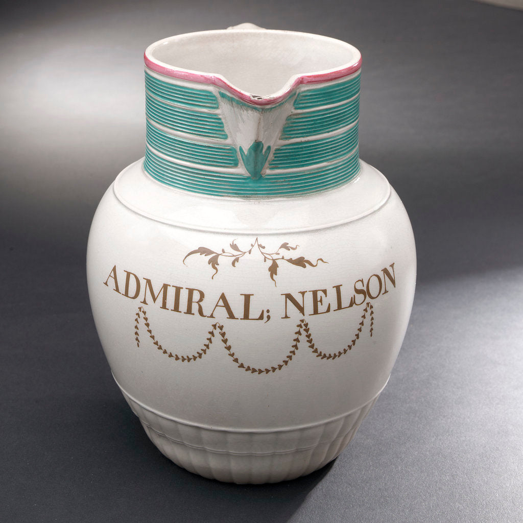 Detail of Earthenware jug by Wilson
