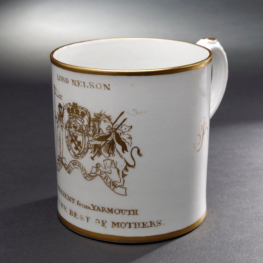 Detail of Porcelain mug by William Absolon