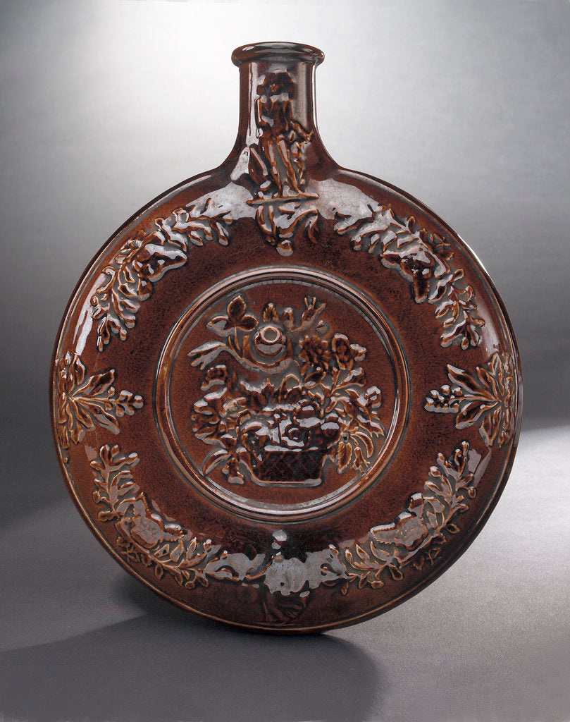 Detail of Pilgrim flask by unknown