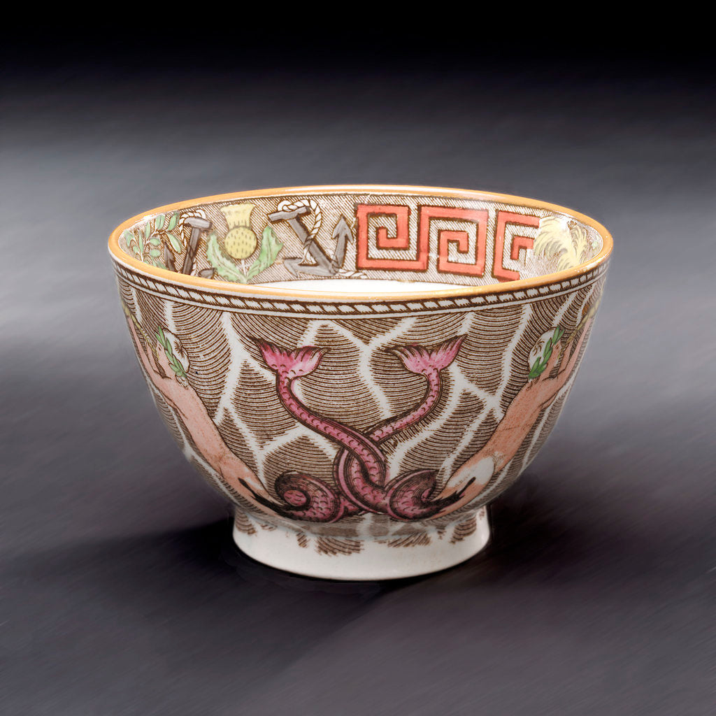Detail of Pearlware tea bowl by unknown