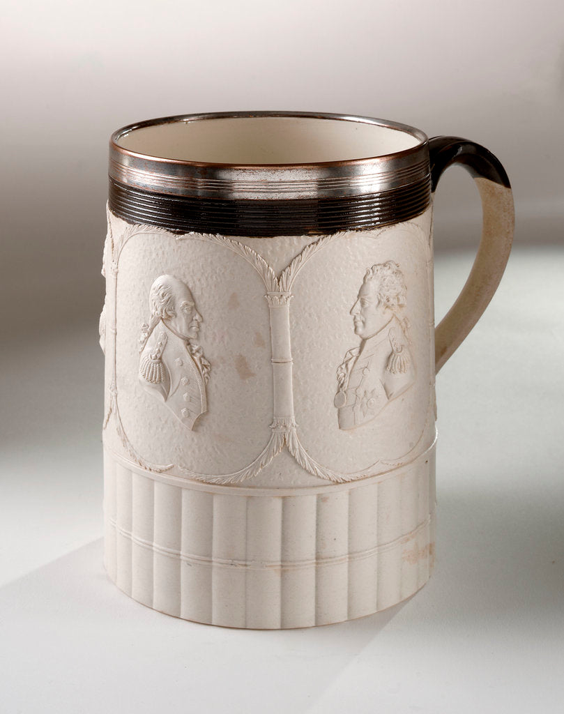Detail of Stoneware jug by Williams Adams & Sons