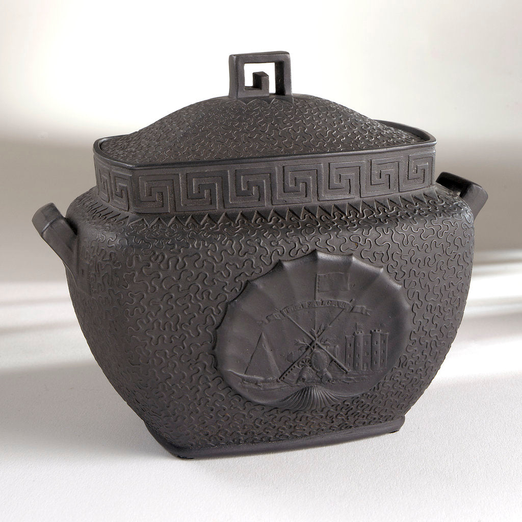 Detail of Sugar bowl by Mayer