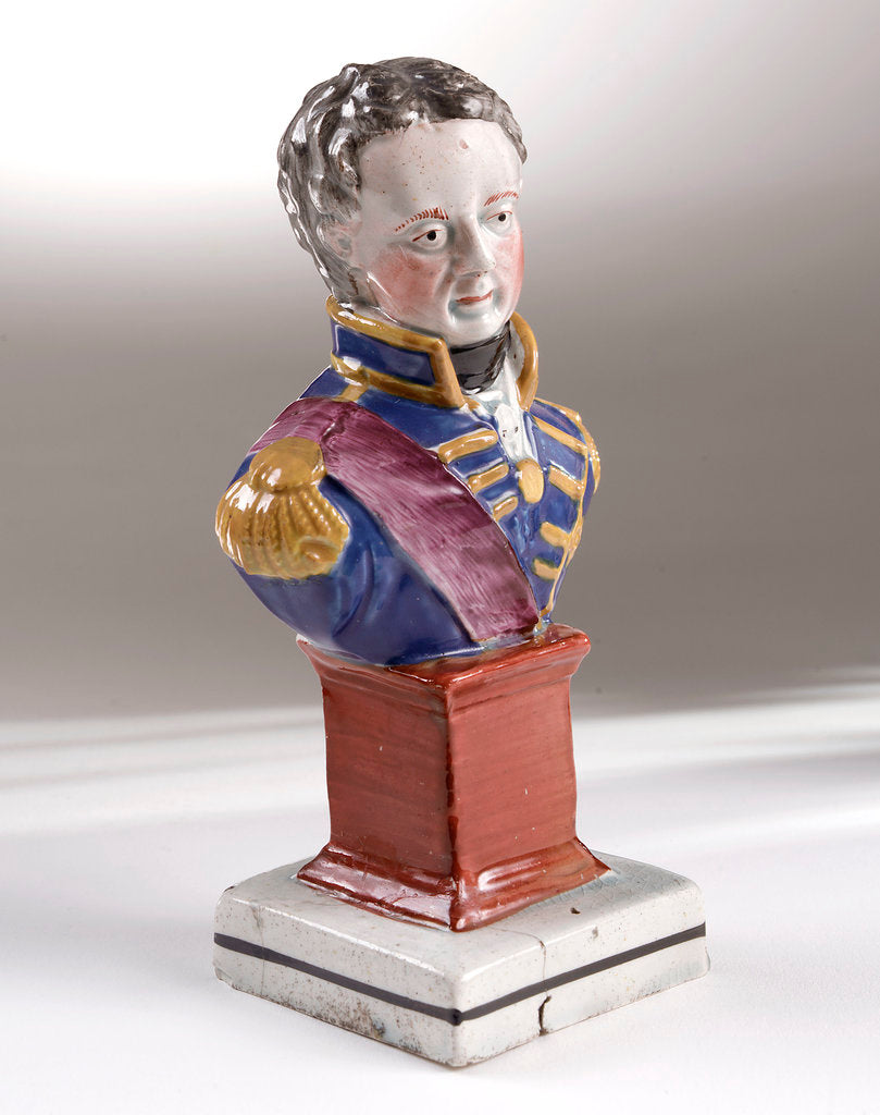 Detail of Bust depicting Vice-Admiral Horatio Nelson (1758-1805) by unknown