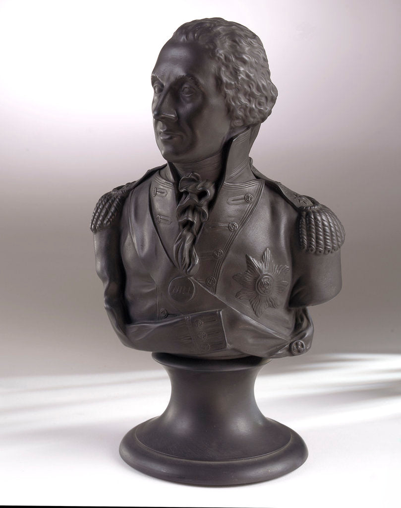 Detail of Bust depicting Vice-Admiral Horatio Nelson (1758-1805) by Josiah Wedgwood & Sons Ltd.