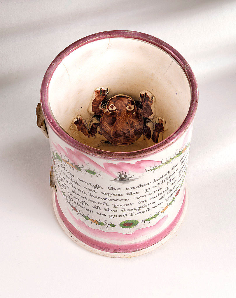 Detail of Frog mug by unknown