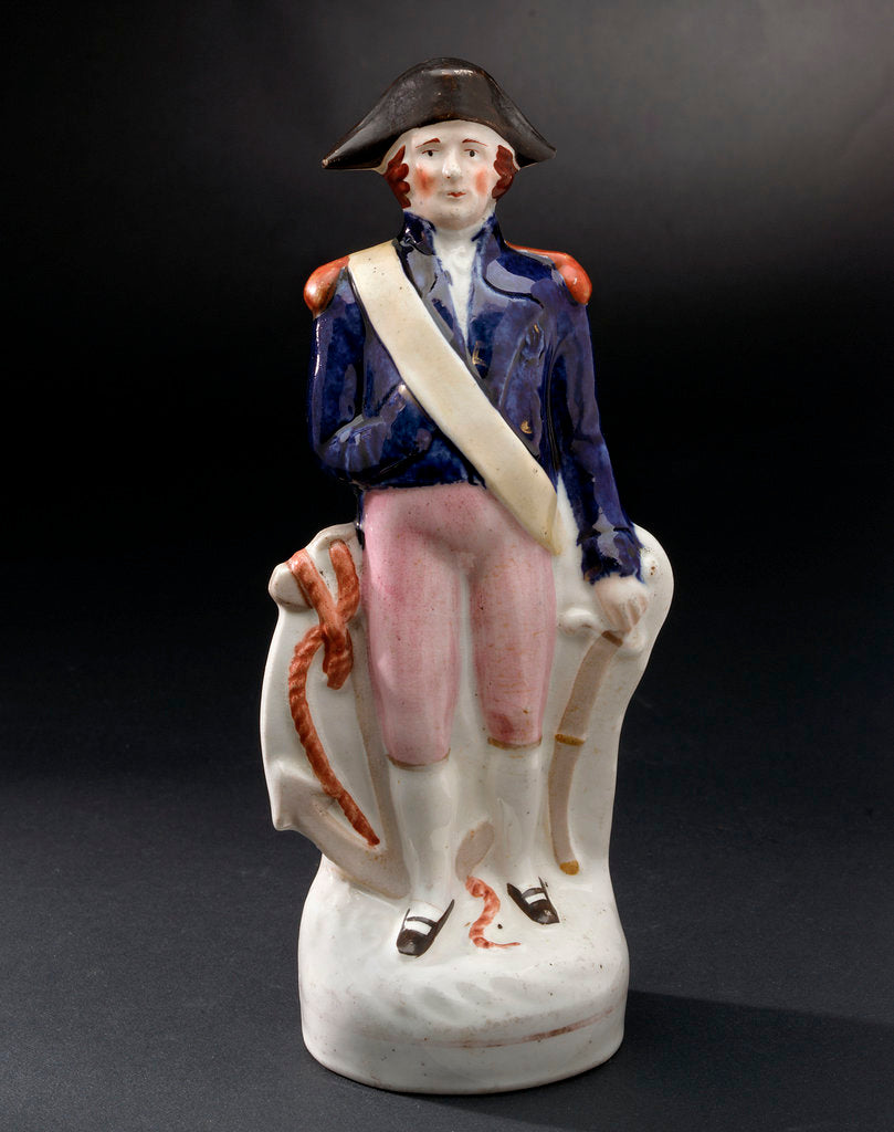Detail of Figure of Vice-Admiral Horatio Nelson (1758-1805) by unknown