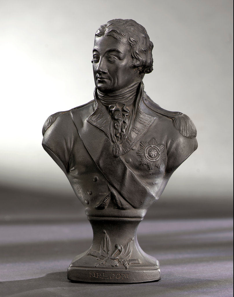 Detail of Bust depicting Vice-Admiral Horatio Nelson (1758-1805) by unknown