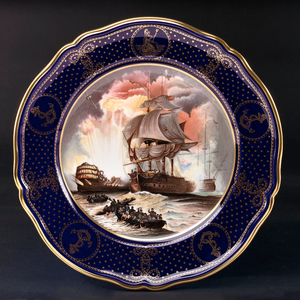 Detail of Bone china plate by Spode Ltd.