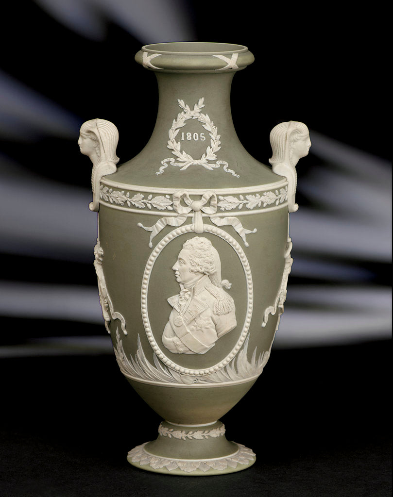 Detail of Vase commemorating Vice-Admiral Horatio Nelson (1758-1805) by Josiah Wedgwood & Sons Ltd.