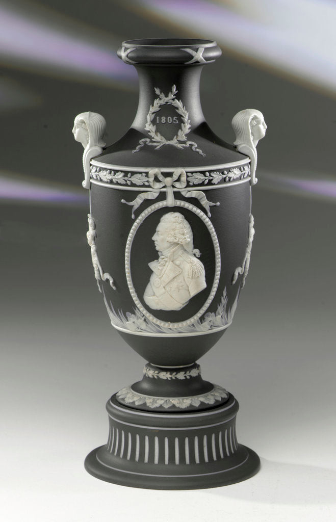 Detail of Vase commemorating Vice-Admiral Horatio Nelson (1758-1805) by Josiah Wedgwood & Sons Ltd.