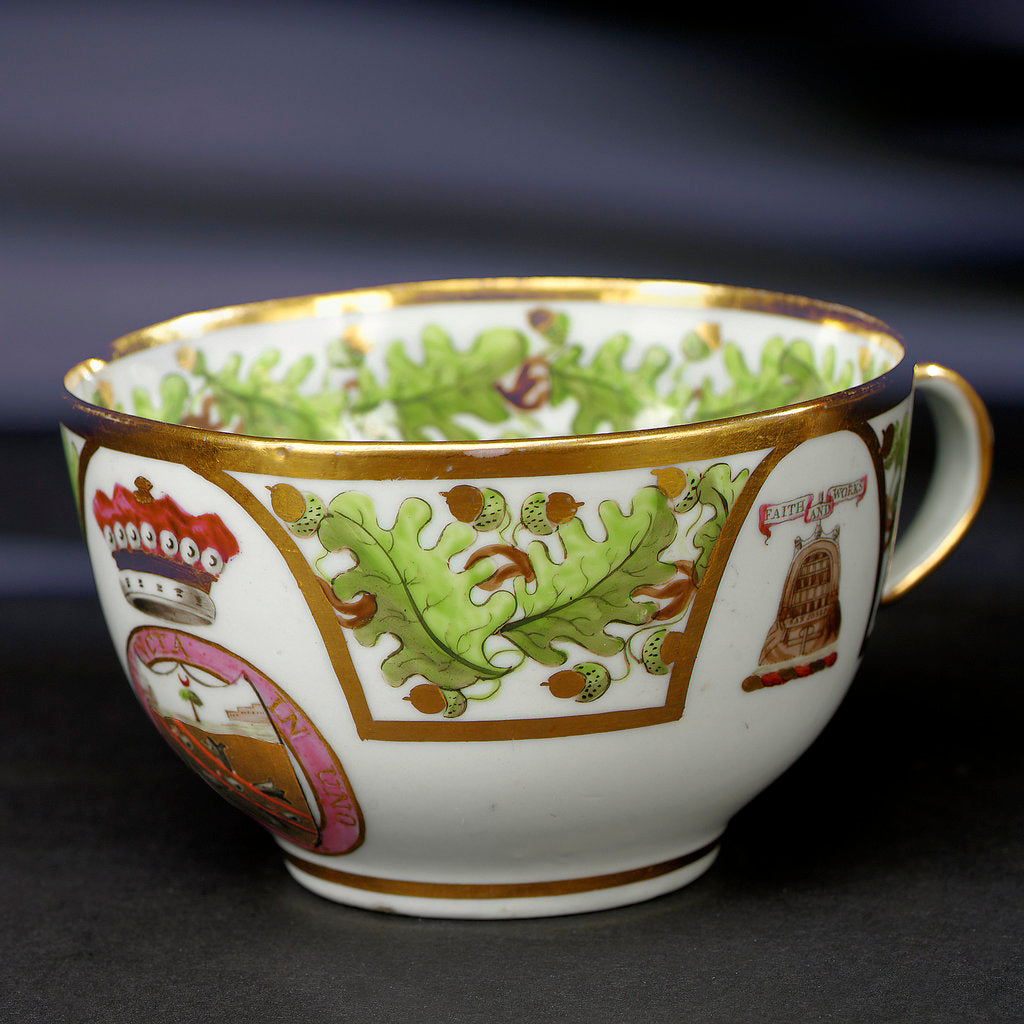 Detail of Teacup by John Rose & Co.