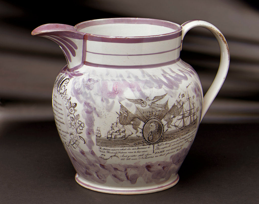 Detail of Lustre jug by Dixon & Co.
