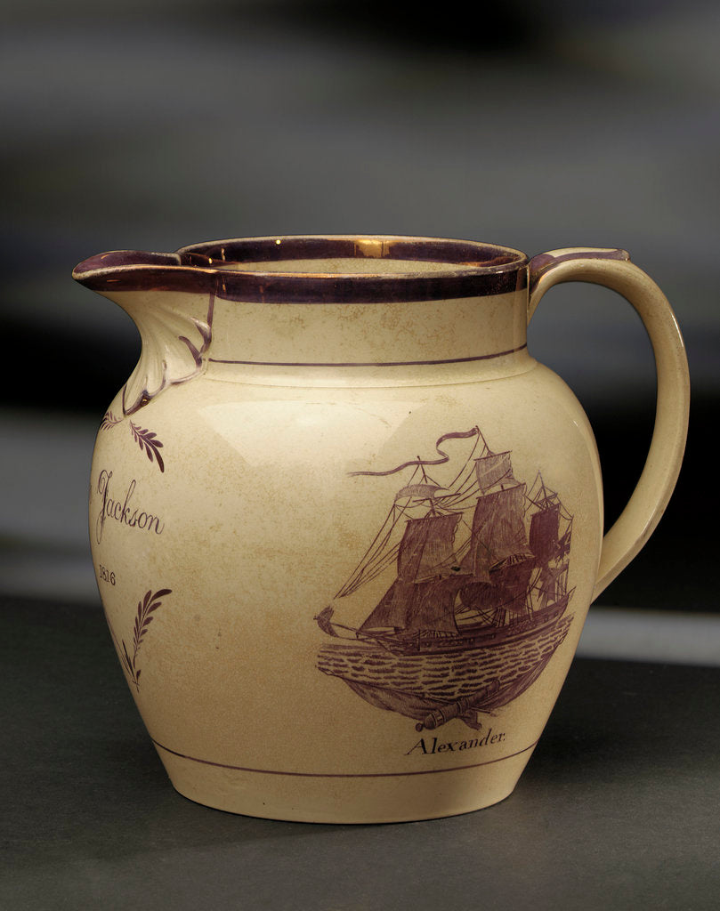 Detail of Earthenware jug by unknown
