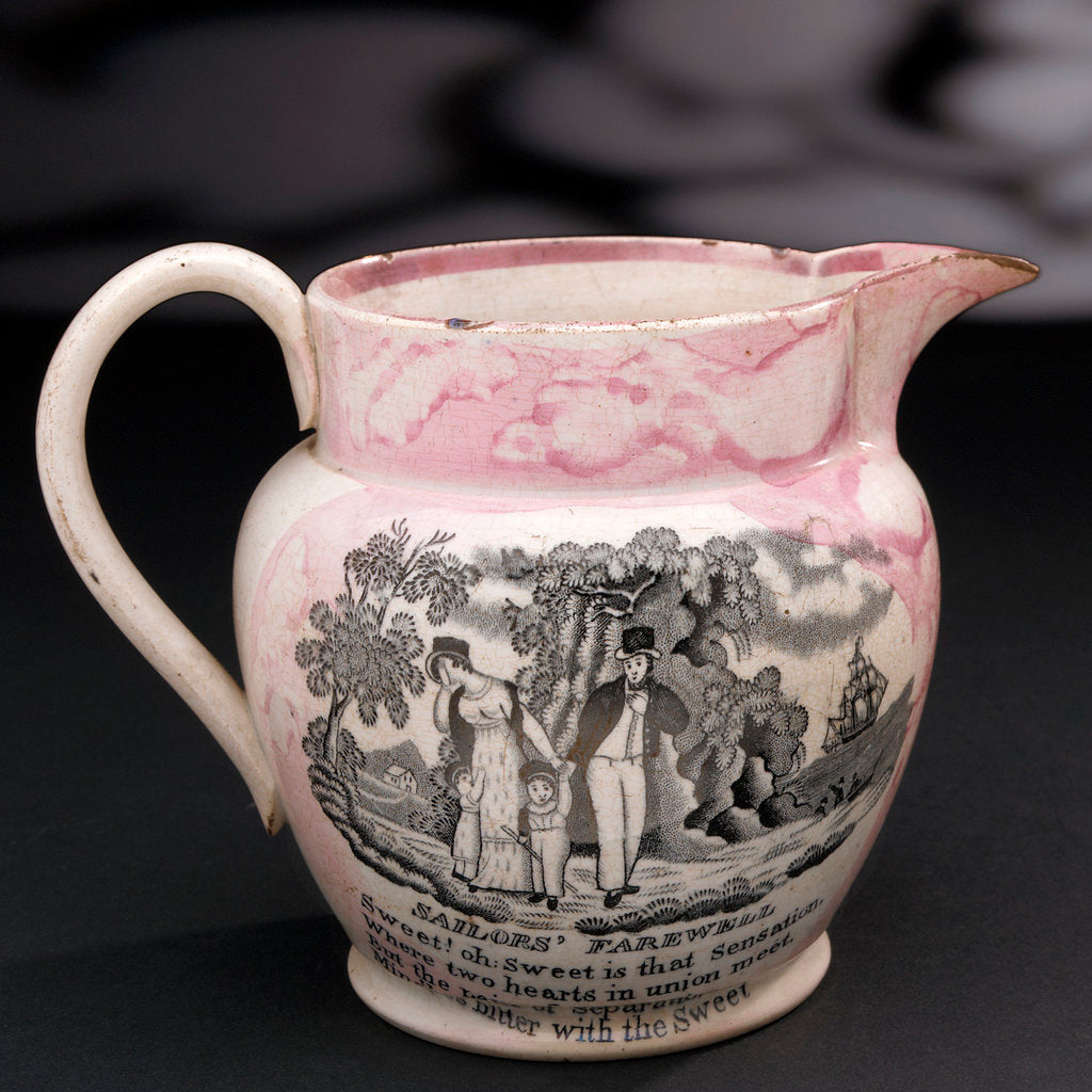 Detail of Earthenware jug by unknown