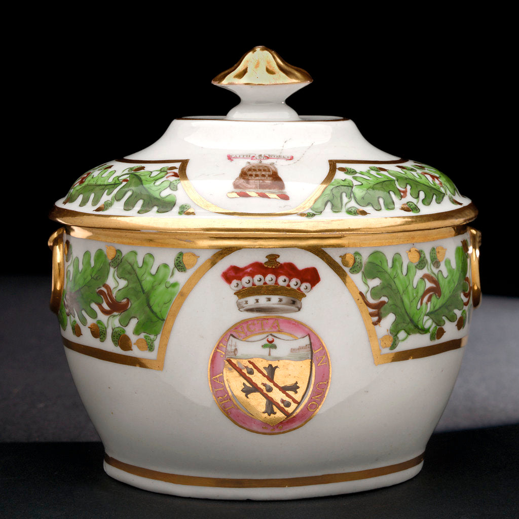Detail of Sugar bowl by John Rose & Co.
