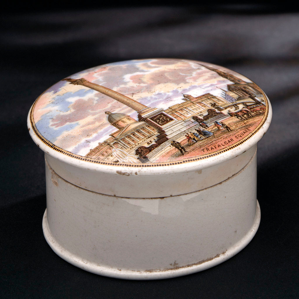 Detail of Pomatum pot by unknown