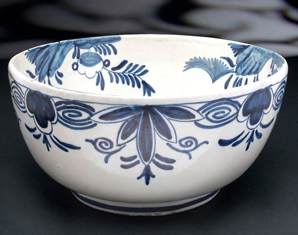 Detail of Delftware bowl by unknown