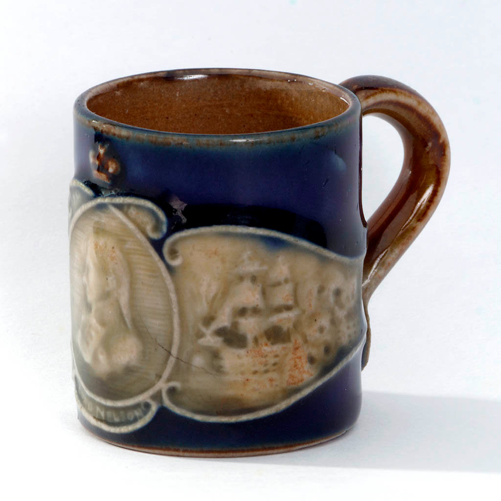 Detail of Mug by Doulton & Co Ltd