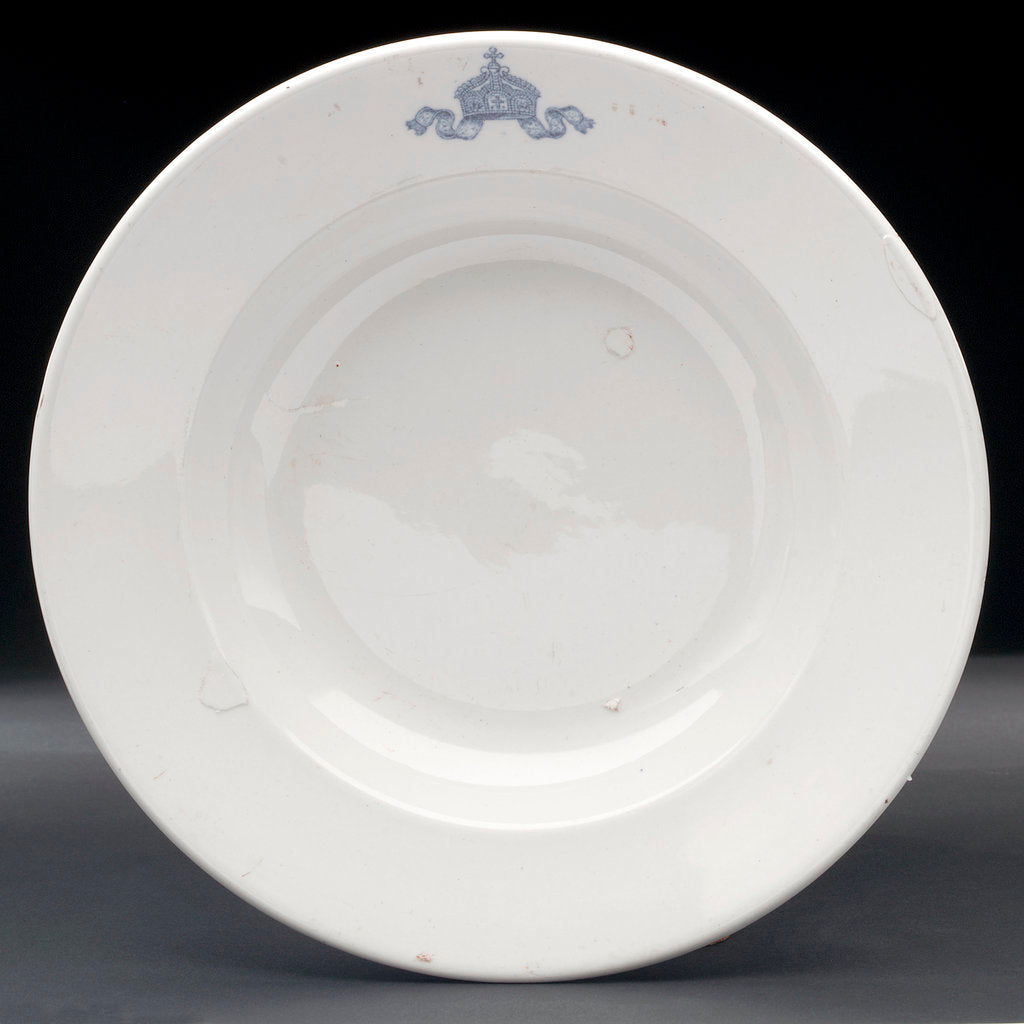 Detail of Earthenware plate by Franz Ant Mehlem