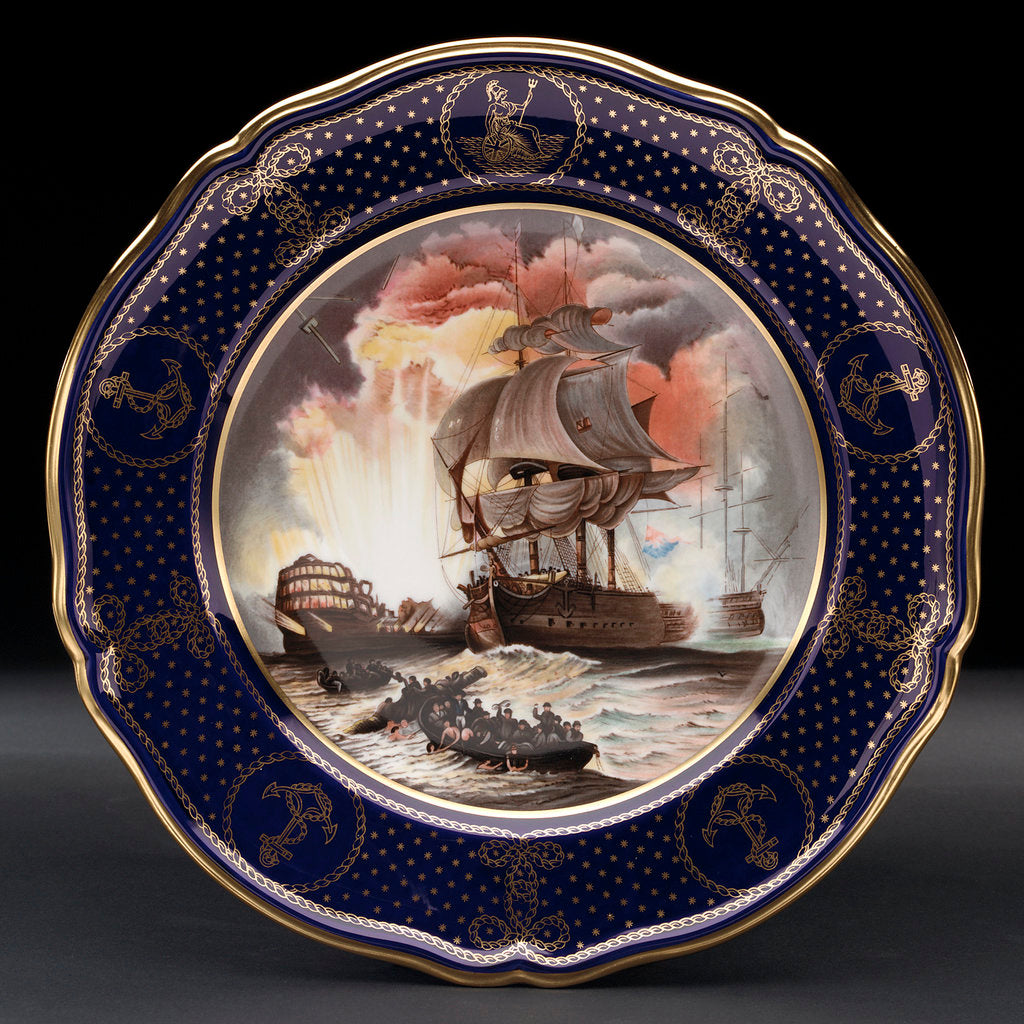 Detail of Bone china plate by Spode Ltd.